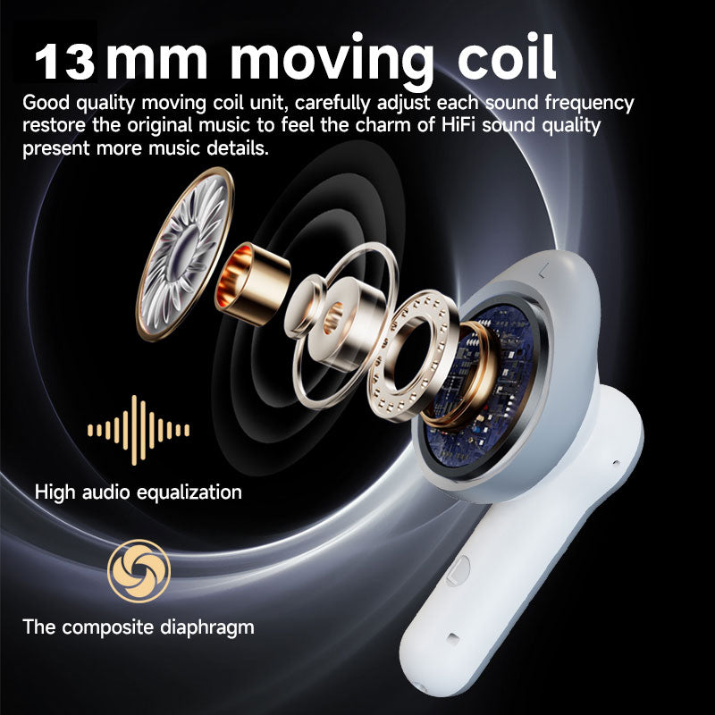 Zero Buds X1 Bass Boosted Earbuds - White