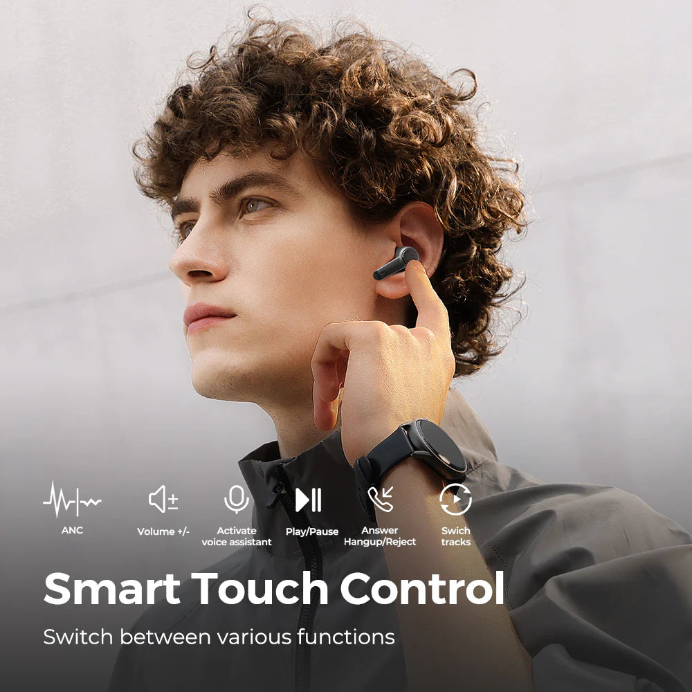 Zero Buds X2 Bass Boosted Earbuds - Black