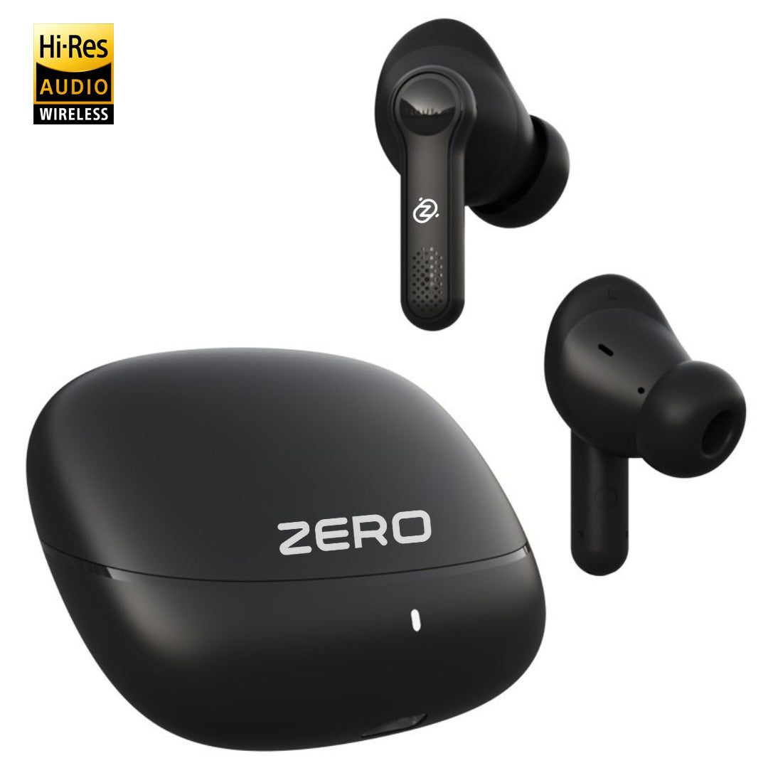 Zero Buds X1 Bass Boosted Earbuds - Black