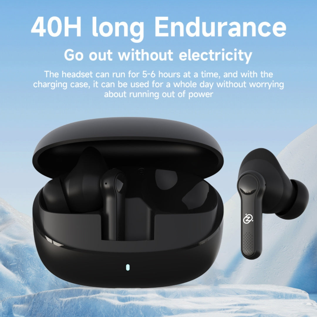 Zero Buds X1 Bass Boosted Earbuds - Black