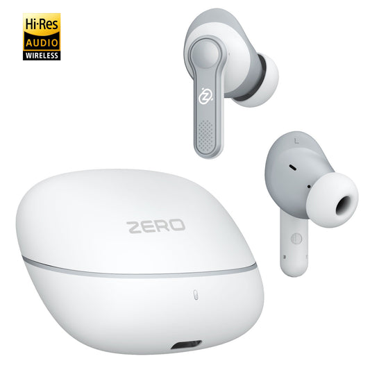 Zero Buds X1 Bass Boosted Earbuds - White